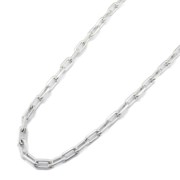 CARTIER Spartacus Chain Necklace 18KWG White Gold Used unisex