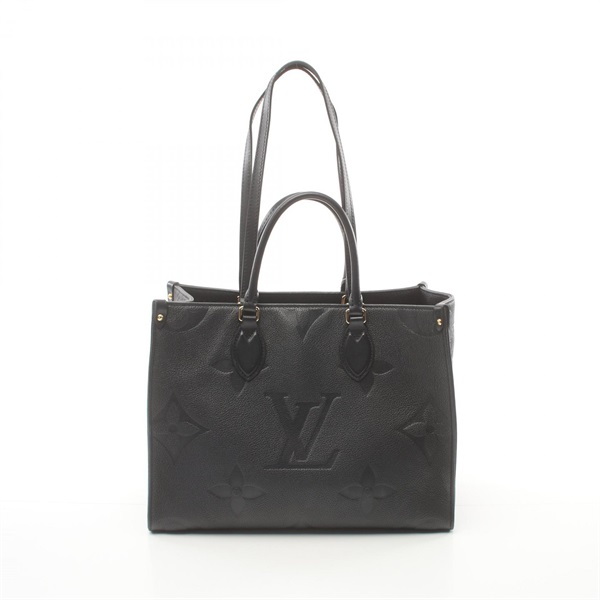 LOUIS VUITTON On the Go MM Tote shoulder Bag M45595 Monogram Empreinte noir LV