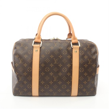 LOUIS VUITTON Carryall Boston Hand bag M40074 Monogram canvas Brown Used Women