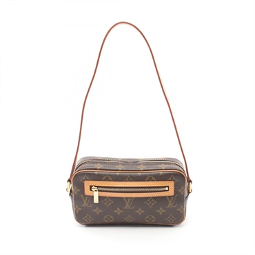 LOUIS VUITTON Pochette Cite Shoulder Bag M51183 Monogram canvas Brown Used Women