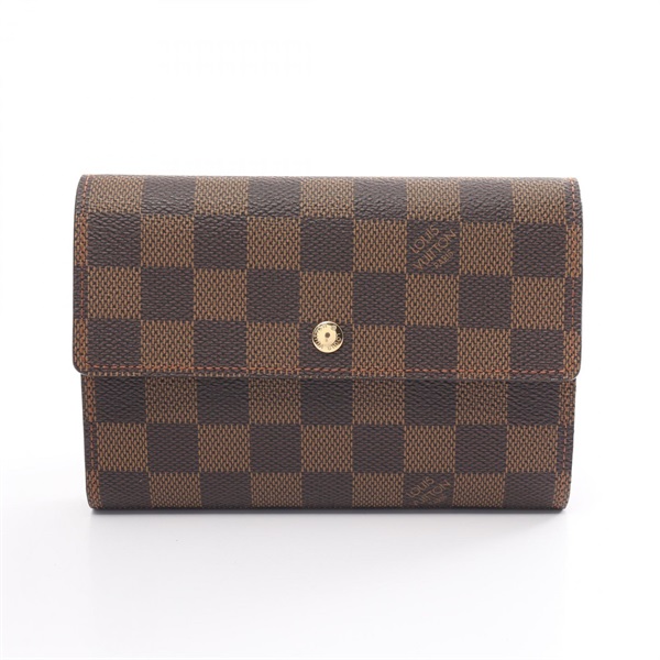 Louis Vuitton Damier Porte Tresor Wallet hotsell Damaged 8.10