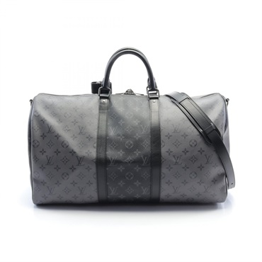 LOUIS VUITTON Keepall Bandouliere 50 Boston bag M45392 Monogram Eclipse Reverse