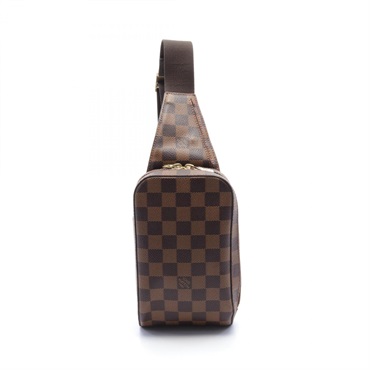 LOUIS VUITTON geronimos Waist bag N51994 Damier canvas Brown Ebene Used unisex