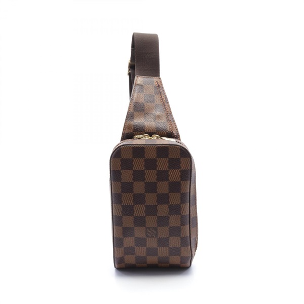LOUIS VUITTON geronimos Waist bag N51994 Damier canvas Brown Ebene Used unisex