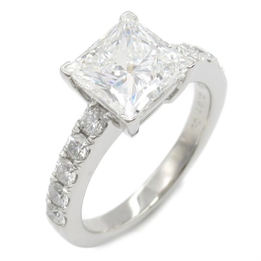 MIKIMOTO Diamond Ring Pt950 Platinum Used women US size 5