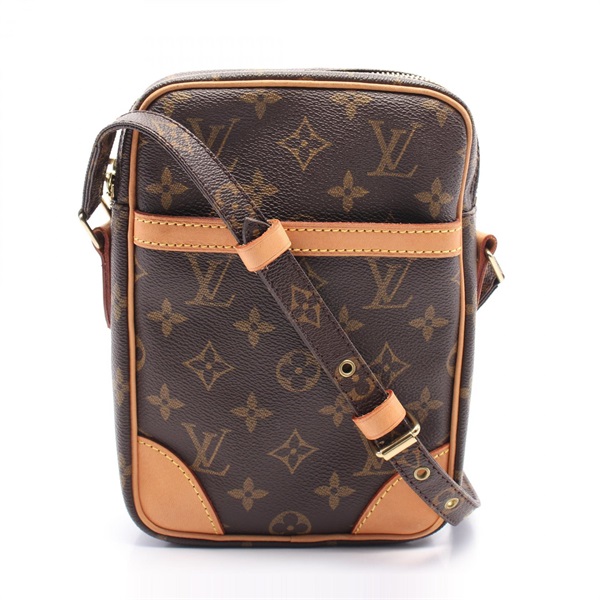 LOUIS VUITTON Danube Shoulder crossbody Bag M45266 Monogram canvas leather Brown