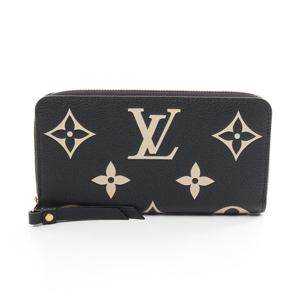 LOUIS VUITTON Zippy around long wallet M80481 Monogram empreinte bicolor Used