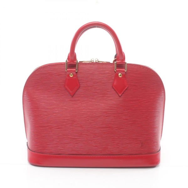 LOUIS VUITTON Alma Hand bag M52147 Epi leather Castilian red Used