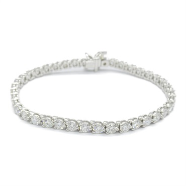 TIFFANY＆CO Victoria Line Diamond Bracelet Pt950 Platinum Used Women