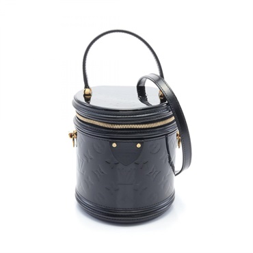 LOUIS VUITTON Cannes PM Hand vanity crossbody shoulder bag M53997 Vernis noir LV
