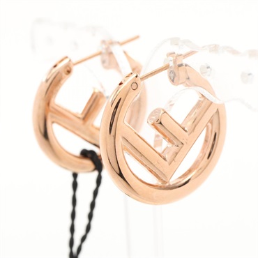 FENDI F is Fendi Pierced earrings 8AG745B08F0CJ4 Stainless Steel GHW NEW