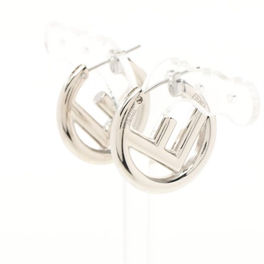 FENDI F is Pierced earrings 8AG745B08F0TH0 Stainless Steel SHW NEW