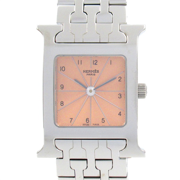 HERMES H Wrist Watch HH1.210 Quartz Stainless Steel Used Women