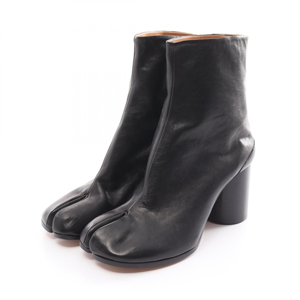 Maison Margiela TABI boots S58WU02603753T8013 leather Black NEW Women #37 1/2