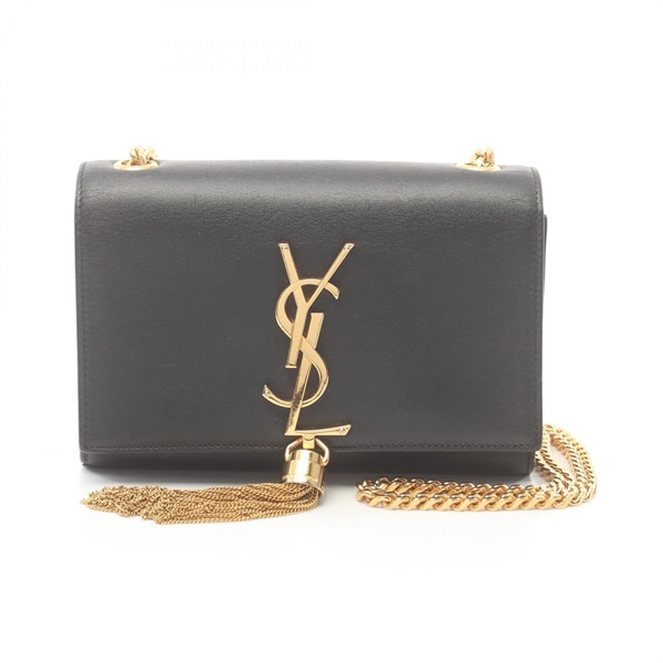 SAINT LAURENT Kate Small Chain Shoulder Bag 354120 leather Black Used Women