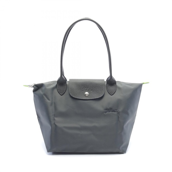 Longchamp Le Pliage Green M Tote Bag L2605919P66 Nylon leather Gray NEW Women 1