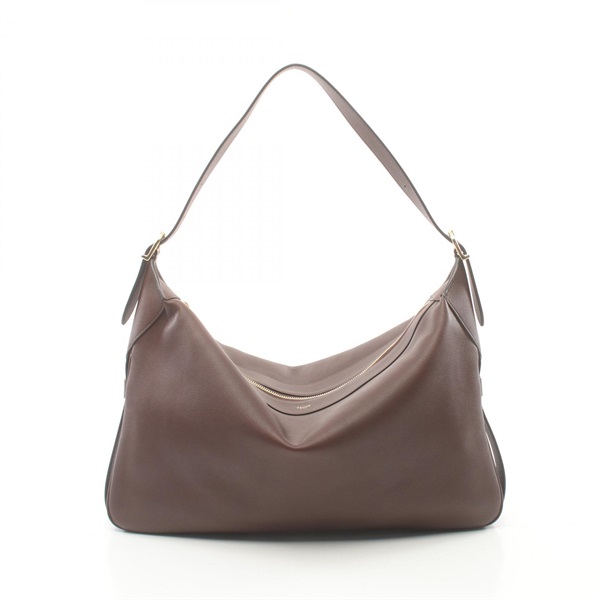 CELINE LARGE ROMY Shoulder Tote Bag 110793DPJ leather Brown NEW Women