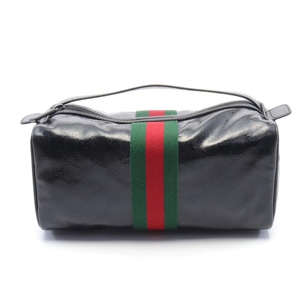 GUCCI GG crystal sherry line Handbag 759689FACI01064 canvas Black NEW mens