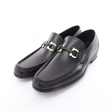 Salvatore Ferragamo GRANDIOSO loafers #7.5 shoes 0294577698807.5 leather Black