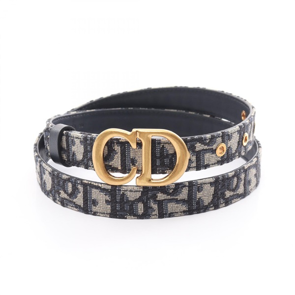 Christian Dior SADDLE Oblique Jacquard belt B0042CTZQM92880 canvas leather