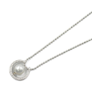JEWELRY Diamond Necklace Pendant Pt850 Pt900 Platinum diamond Clear Used