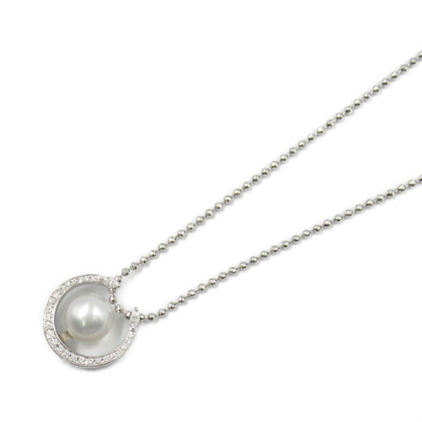 JEWELRY Diamond Necklace Pendant Pt850 Pt900 Platinum diamond Clear Used