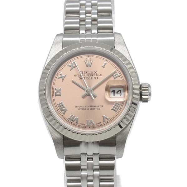 ROLEX Datejust K Wrist Watch 79174 Automatic K18 WG White Gold SS Used Women