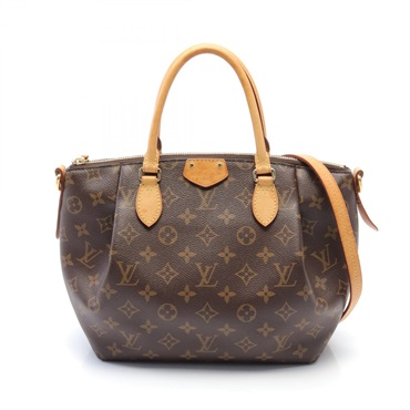 LOUIS VUITTON Turen MM 2way Handbag M48814 Monogram canvas Brown Used Women