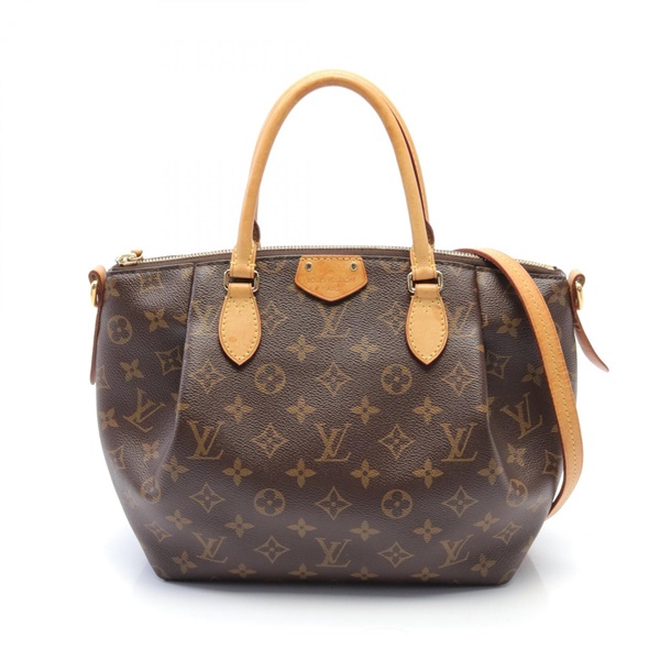 LOUIS VUITTON Turen MM 2way Handbag M48814 Monogram canvas Brown Used Women