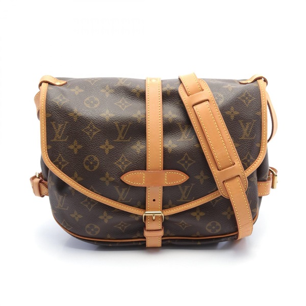 LOUIS VUITTON Saumur 30 Shoulder crossbody Bag M42256 Monogram canvas leather