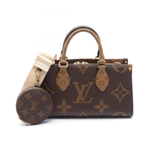 LOUIS VUITTON On the Go EW 2way Handbag M46653 Monogram Giant Reverse Used Women