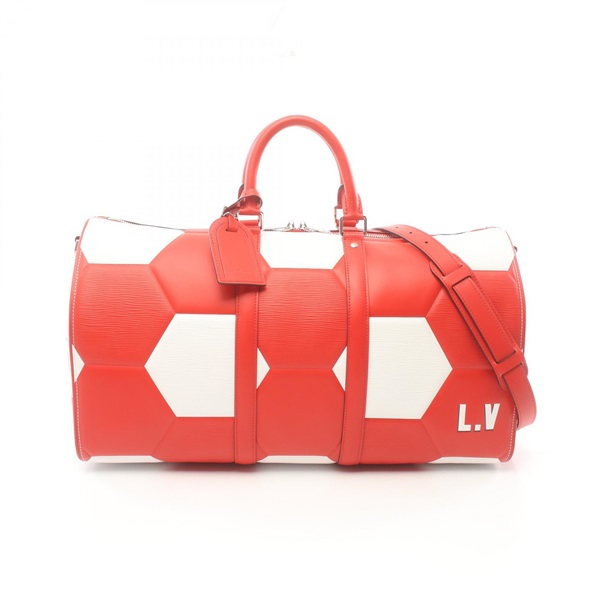 LOUIS VUITTON Keepall Bandouriere 50 Boston shoulder bag M52121 Epi red used LV