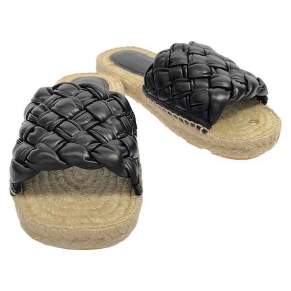 BOTTEGA VENETA Sandals 775339V3VL0100036 leather Black NEW Women #36