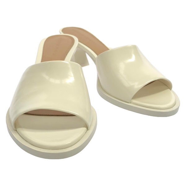 BOTTEGA VENETA Mules Sandals 787037V4BO0901337 leather White NEW Women #37