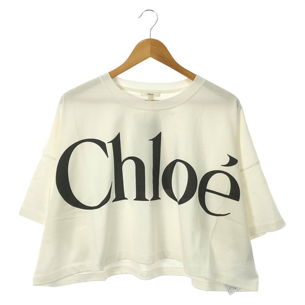 Chloe Short sleeve T-shirt CHC24AJH09183101M cotton White NEW Women #M