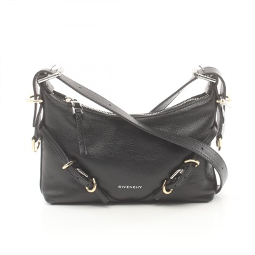 GIVENCHY VOYOU Shoulder Bag BB50THB1Q7001 leather Black Used Women