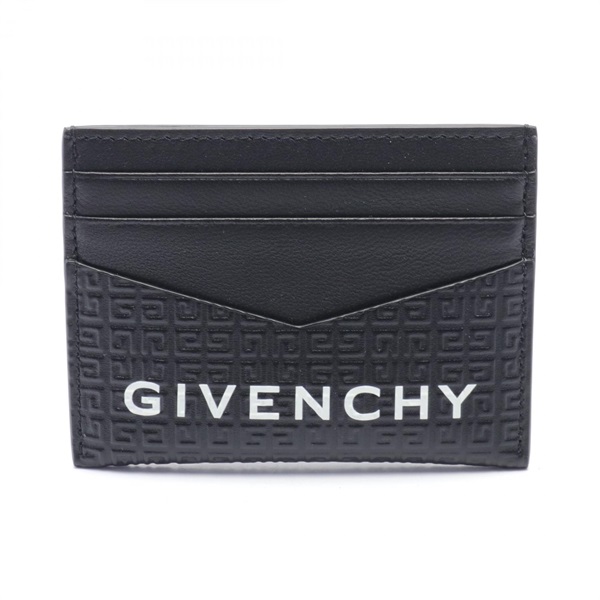 GIVENCHY Micro 4G Card Holder BK6099K1LQ001 leather Black White NEW mens