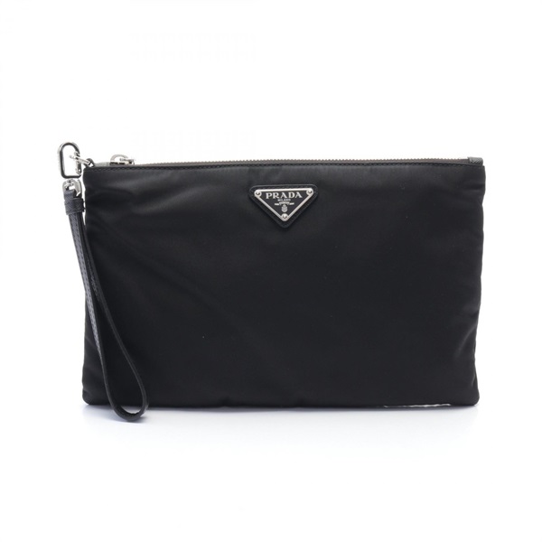 PRADA business clutch bag 2NH0062DMHF0002 Nylon leather Black NEW mens