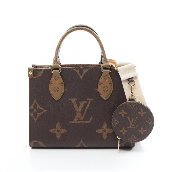 LOUIS VUITTON On the Go PM shoulder crossbody Hand bag M46373 Monogram Reverse