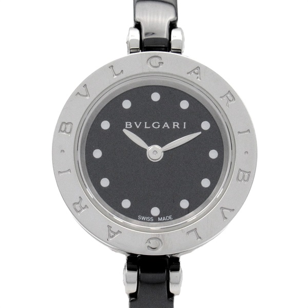 BVLGARI B-zero 1 Wrist Watch BZ23SC/BZ23BSCC Quartz SS ceramic Used Women Black