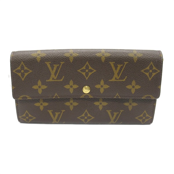 LOUIS VUITTON Pochette Porte-monnaie Credit wallet M61725 Monogram canvas Used