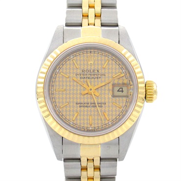 ROLEX Datejust S Wrist Watch 69173 Automatic K18 Yellow Gold SS Used Women