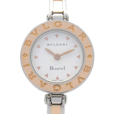 BVLGARI B-zero1 Wrist Watch BZ22SG Quartz 18KPG Rose Gold SS Used Women