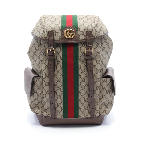 GUCCI Ophidia GG Supreme daybag Backpack 598140HUHAT8564 canvas leather Beige