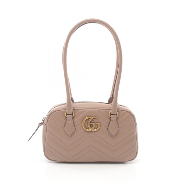 GUCCI GG Marmont Small Top Handle Hand bag 795199AABZB5729 leather Pink NEW