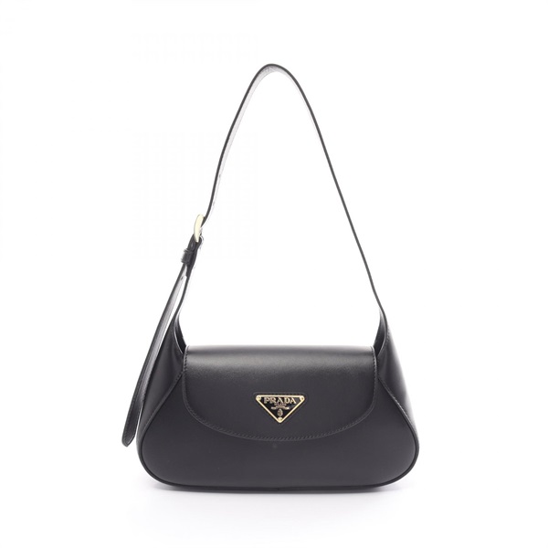 PRADA CITY CALF Shoulder Bag 1BD3582AIXF0002 leather Black NEW Women