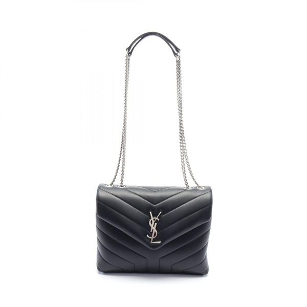 SAINT LAURENT Cassandra Shoulder Bag 494699DV7261000 leather Black NEW Women