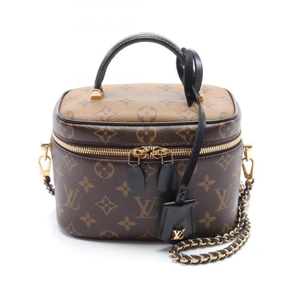 LOUIS VUITTON Vanity NV PM 2way Handbag M45165 Monogram Reverse Used Women