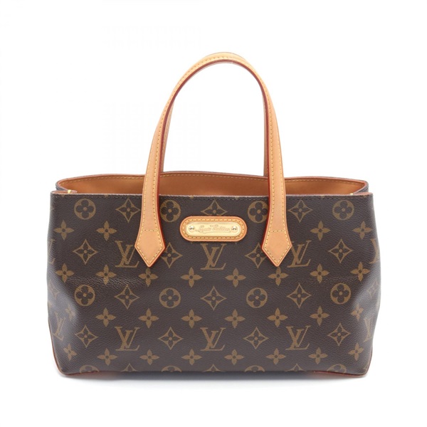 LOUIS VUITTON Wilsher PM Handbag M45643 Monogram canvas Brown Used Women LV