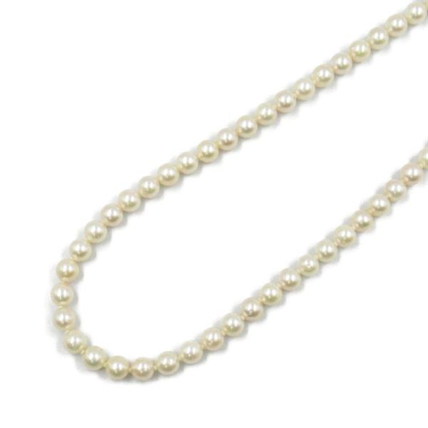 JEWELRY Pearl Necklace Silver925 White Used